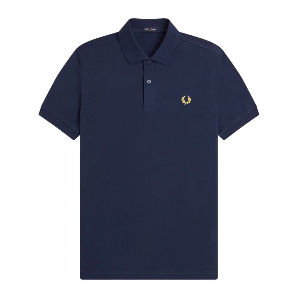 Fred Perry Men's Blue Polo Shirts, M, Shirt M6000