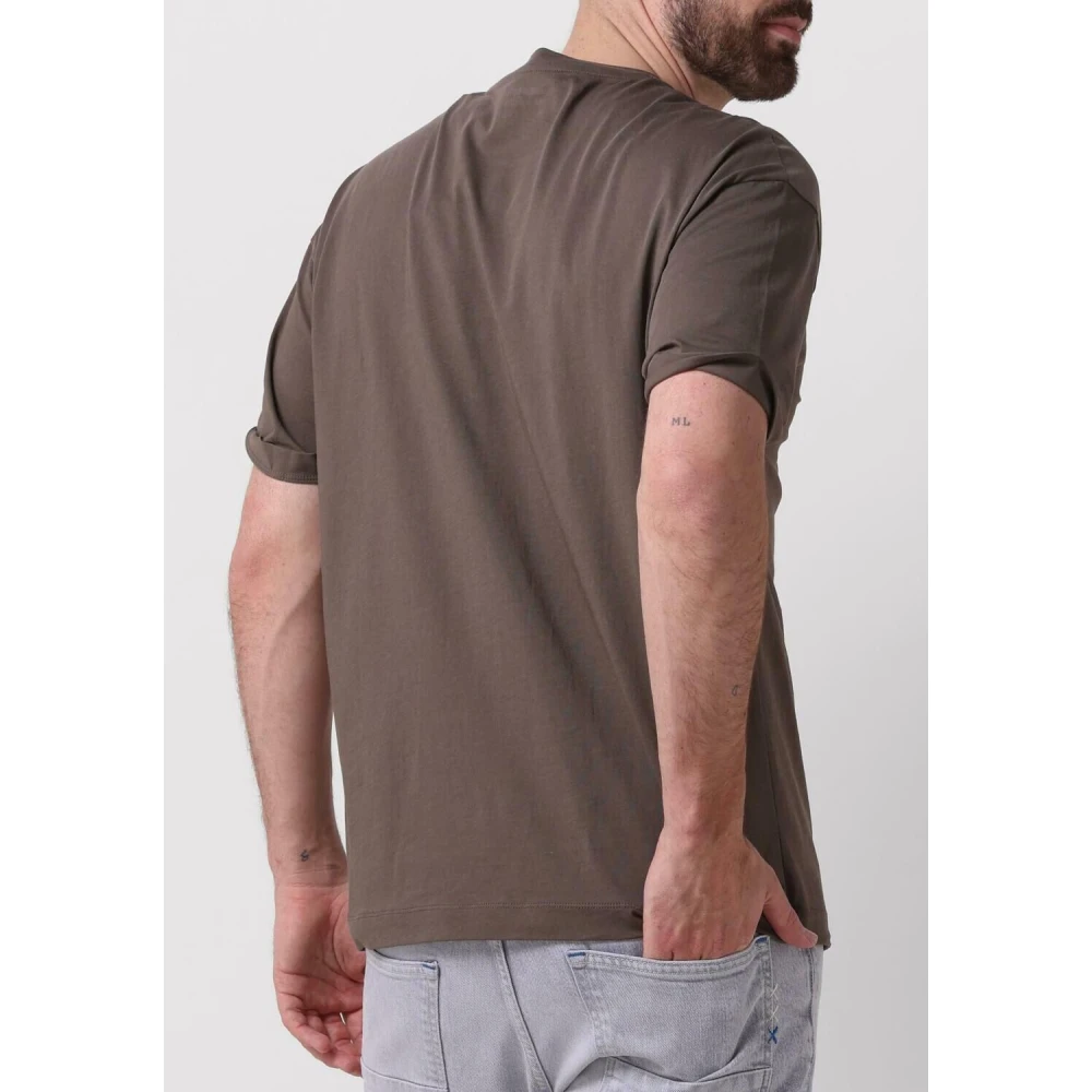 drykorn Groen Heren T-shirt Thilo Brown Heren