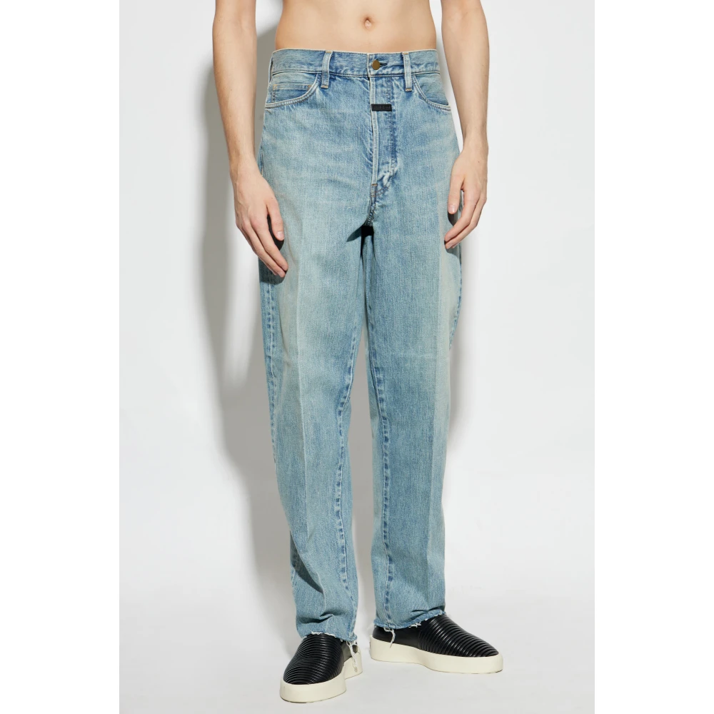 Fear Of God Jeans met vintage effect Blue Heren