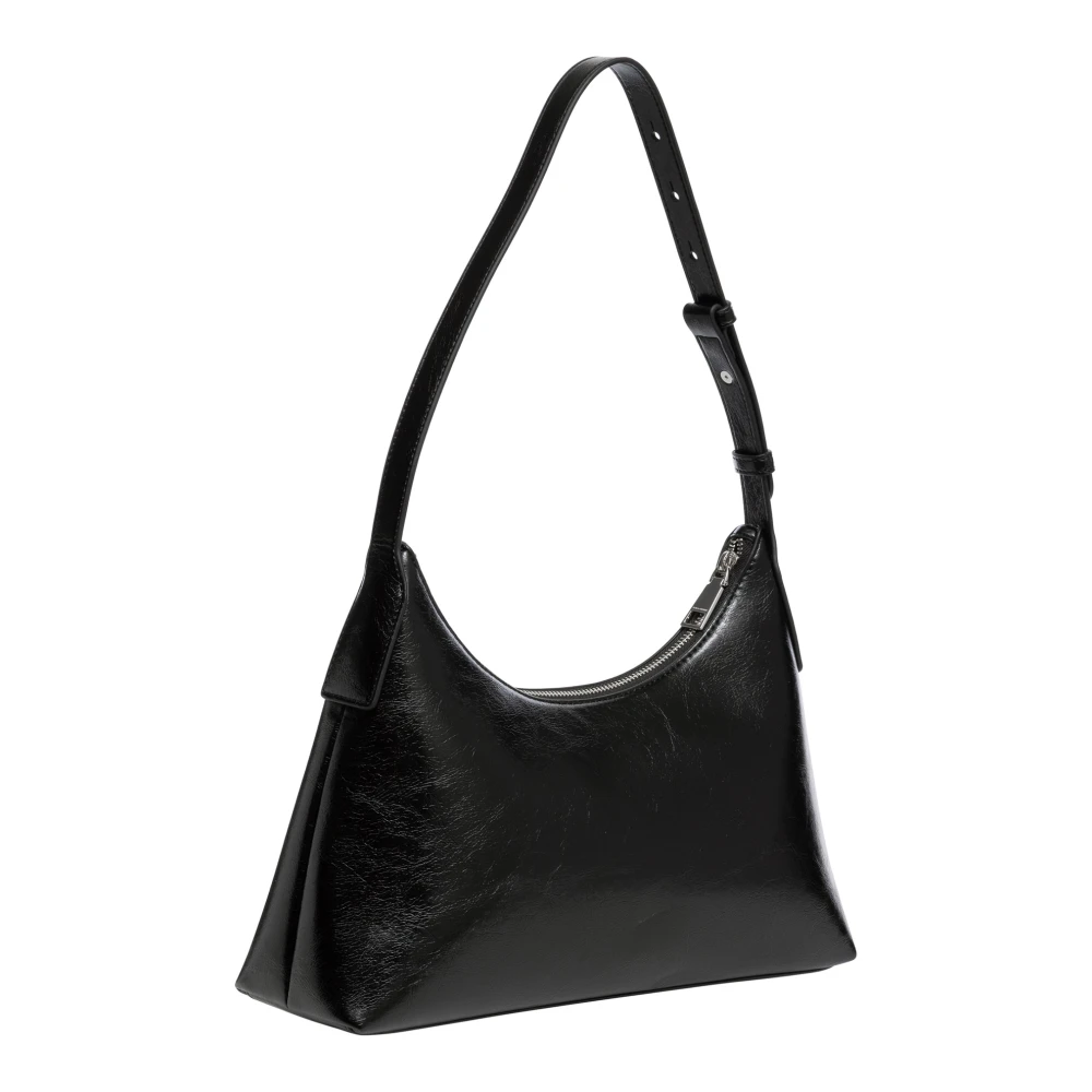 Karl Lagerfeld Stijlvolle Hobo Tas met Ritssluiting Black Dames