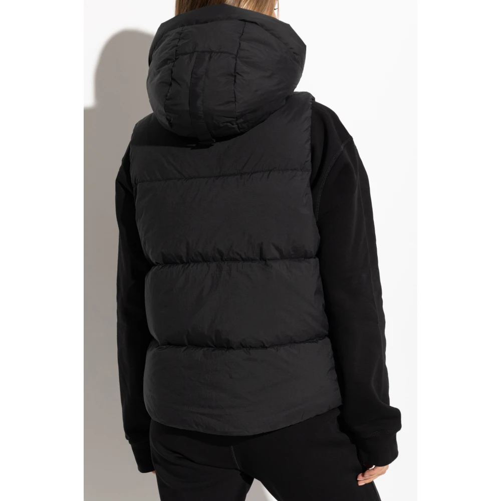 Canada Goose Donsvest met capuchon Black Dames