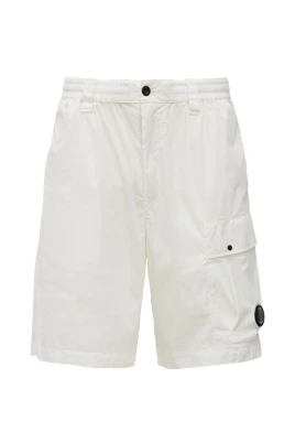 Elasticated-waist Bermuda Shorts