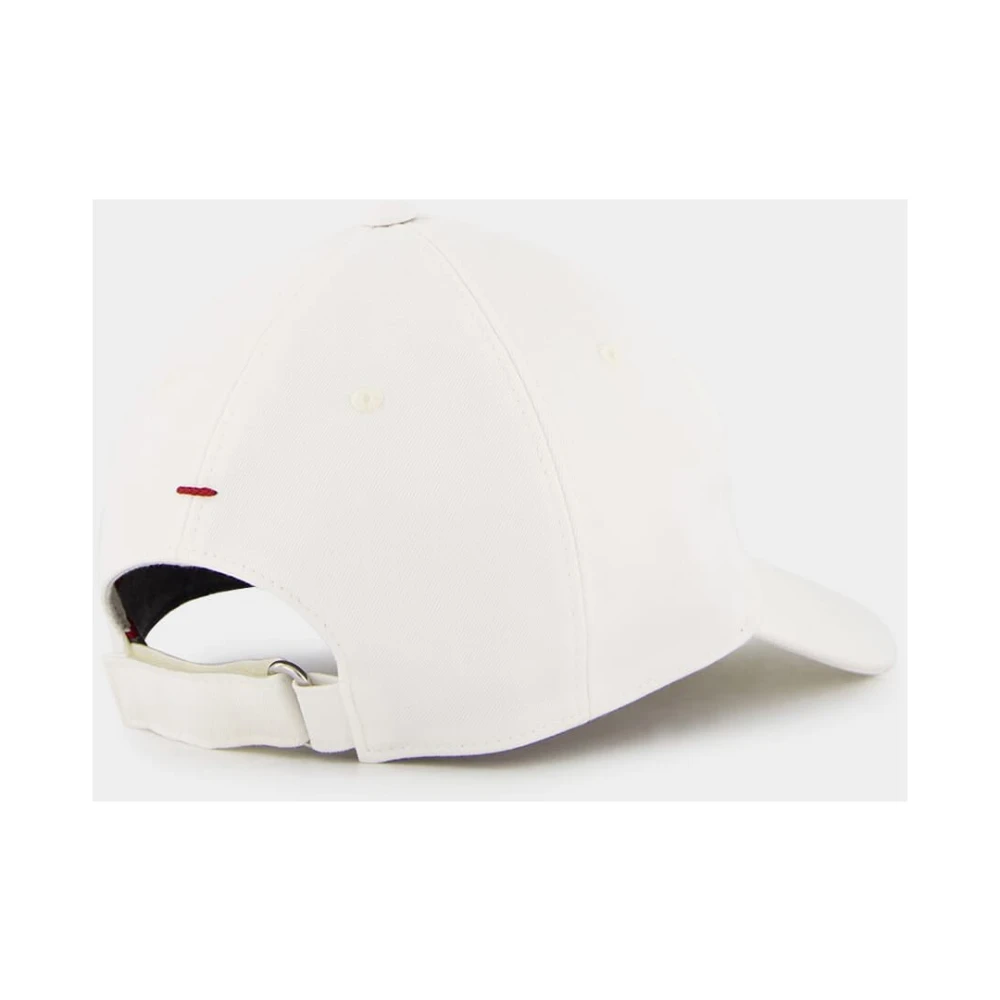 BRUNELLO CUCINELLI Witte Geborduurde Baseballpet White Heren