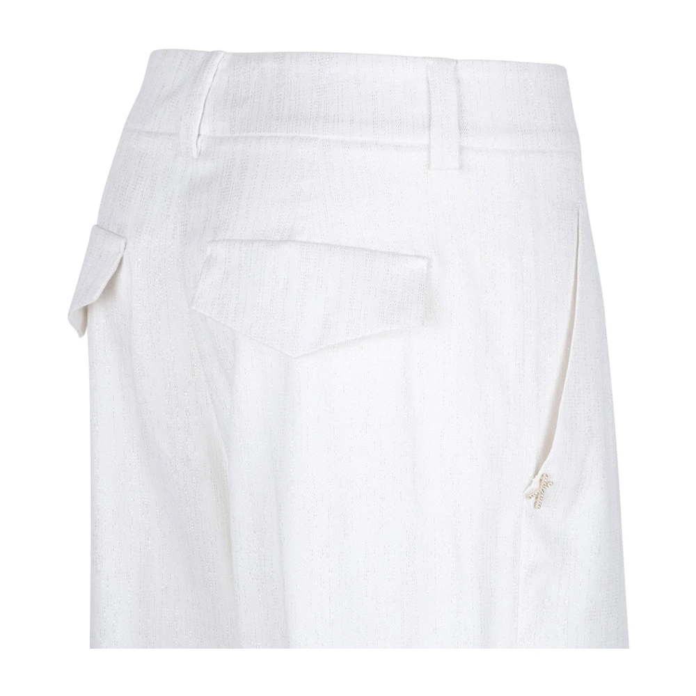 Genny Witte Stijlvolle Broek White Dames