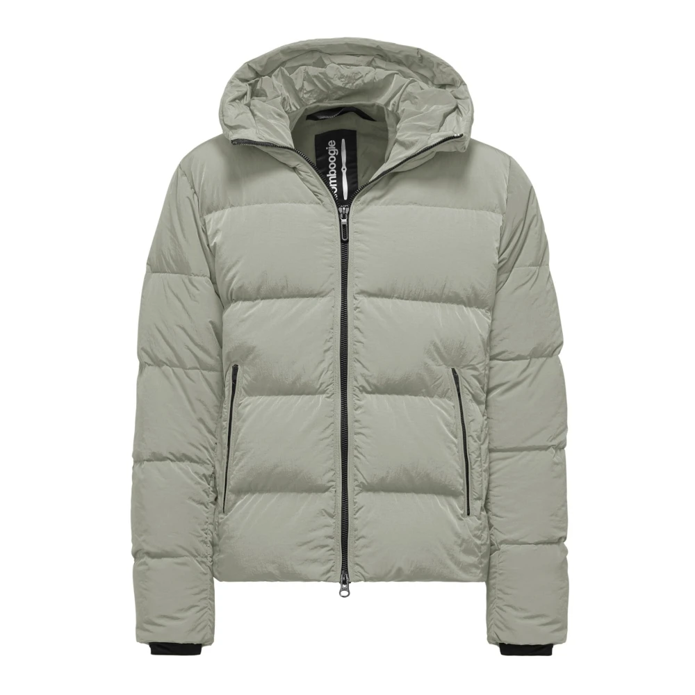 BomBoogie Puffy Nylon Donsjas met capuchon White Heren