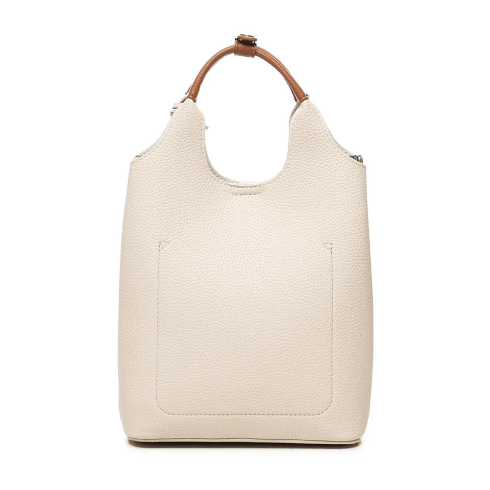 V73 Witte Schoudertas met Slogan Detailing White Dames