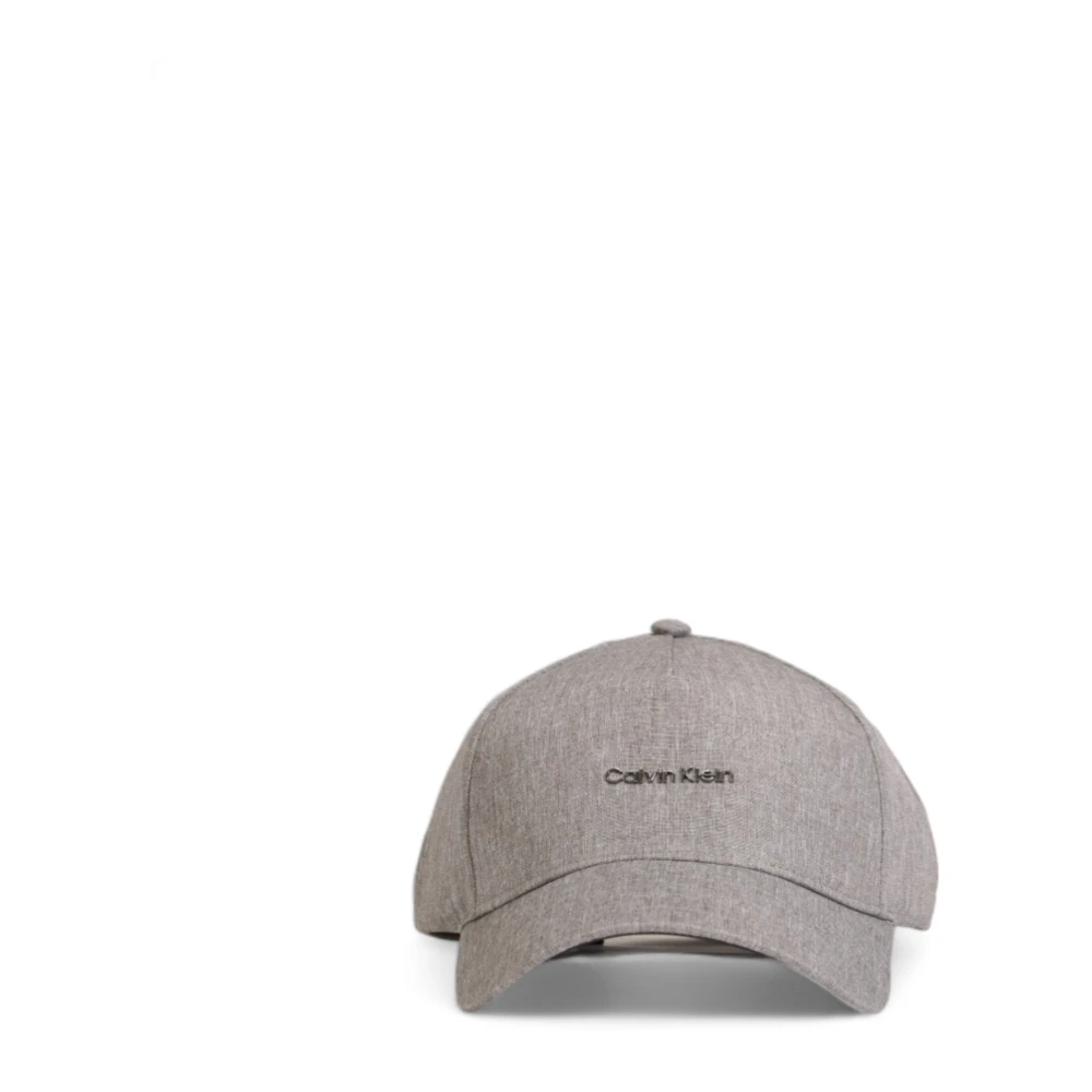 Calvin Klein Grijze Plain Clip Cap Herfst Winter Stijl Gray Heren