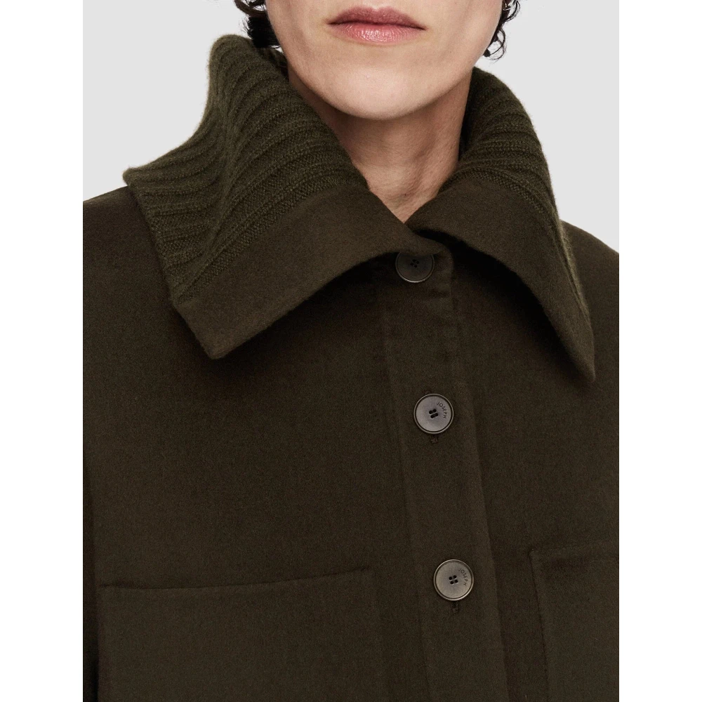 joseph Licht Dubbelzijdige Avocado Jas Green Dames