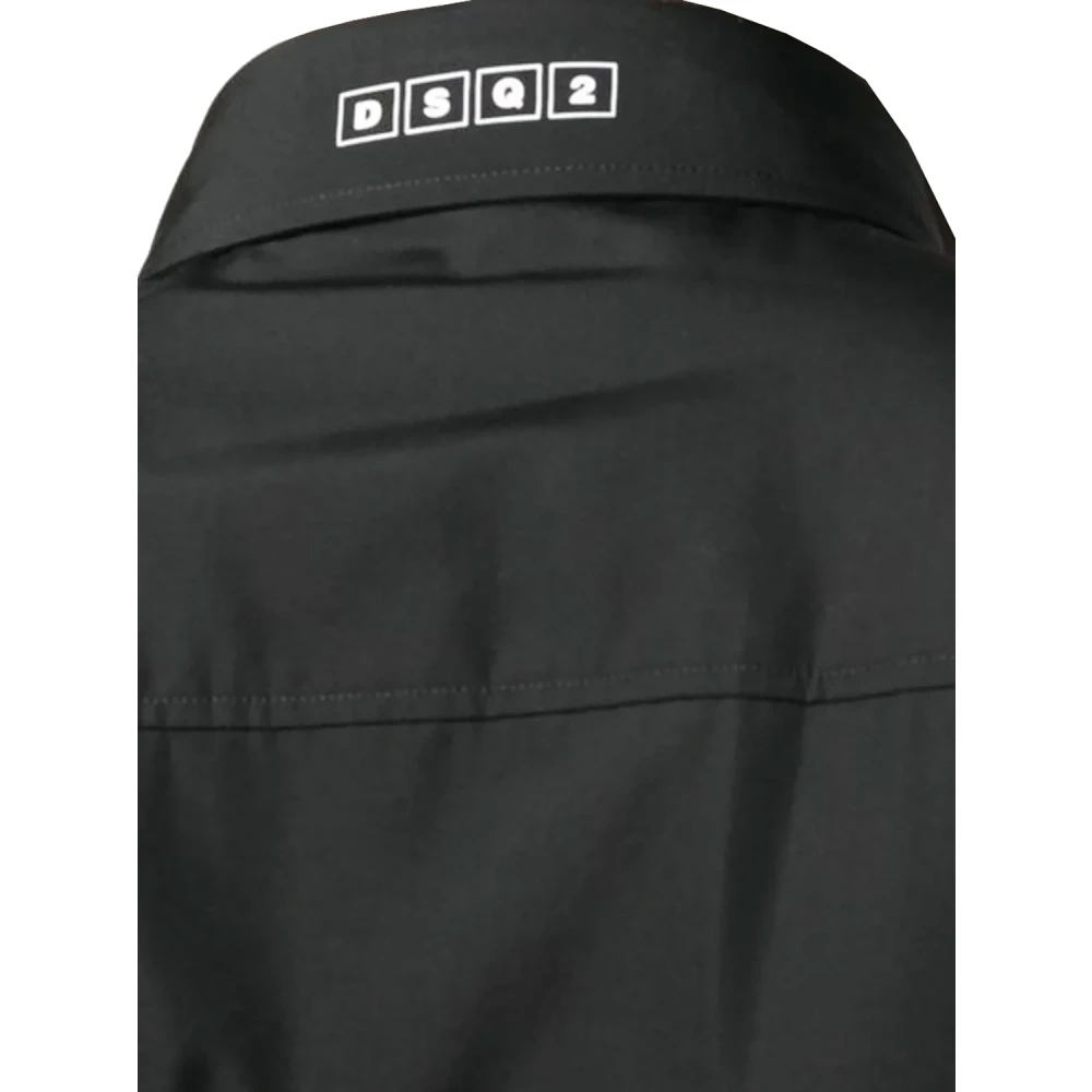 Dsquared2 Regular Fit Shirt in Zwart Black Heren