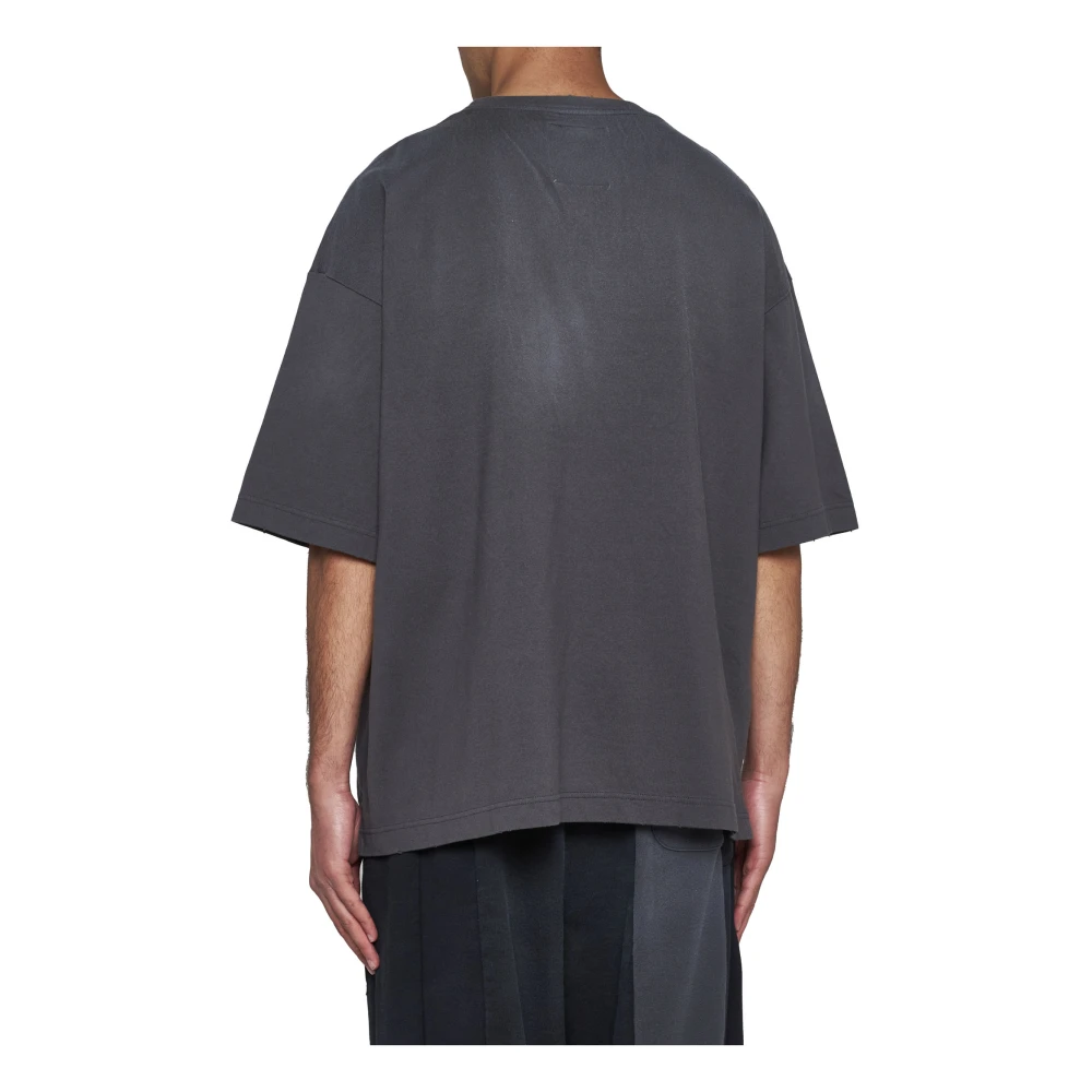 Mihara Yasuhiro Zwarte T-shirts en Polos Black Heren