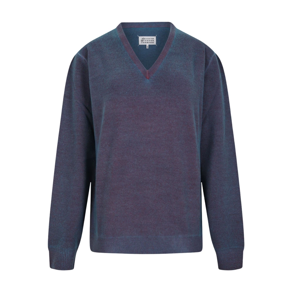 Maison Margiela Women's Virgin Wool V-Neck Sweater