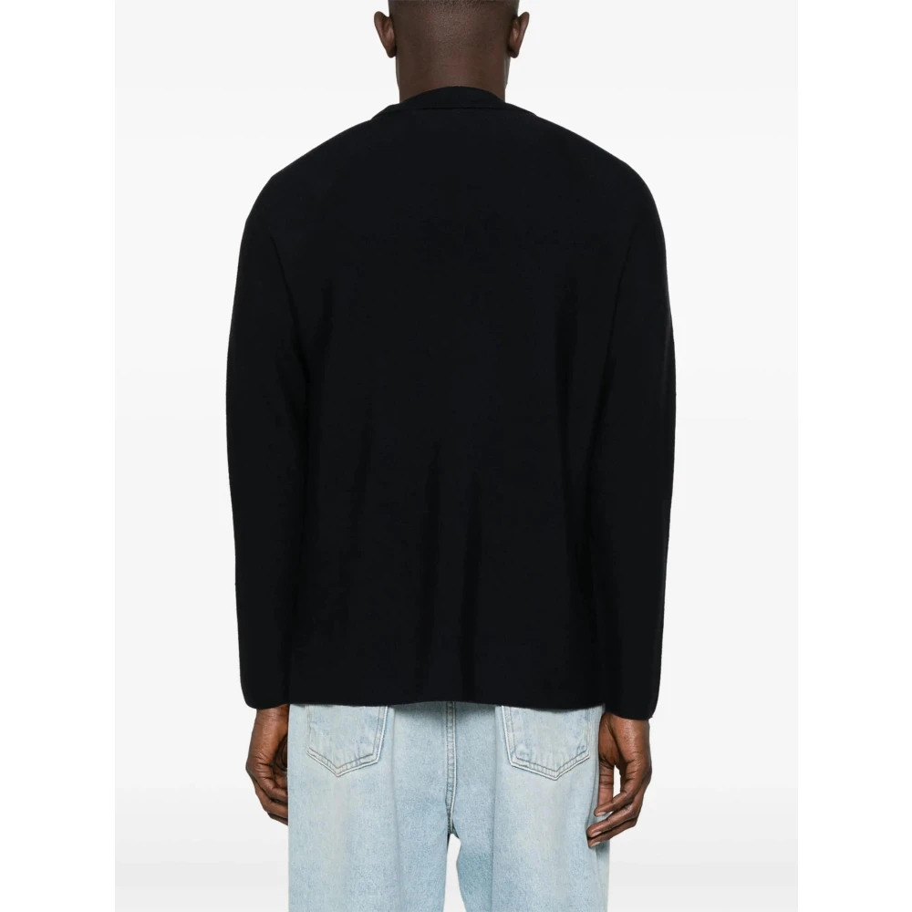 Lardini Stijlvolle Jas Trui Black Heren