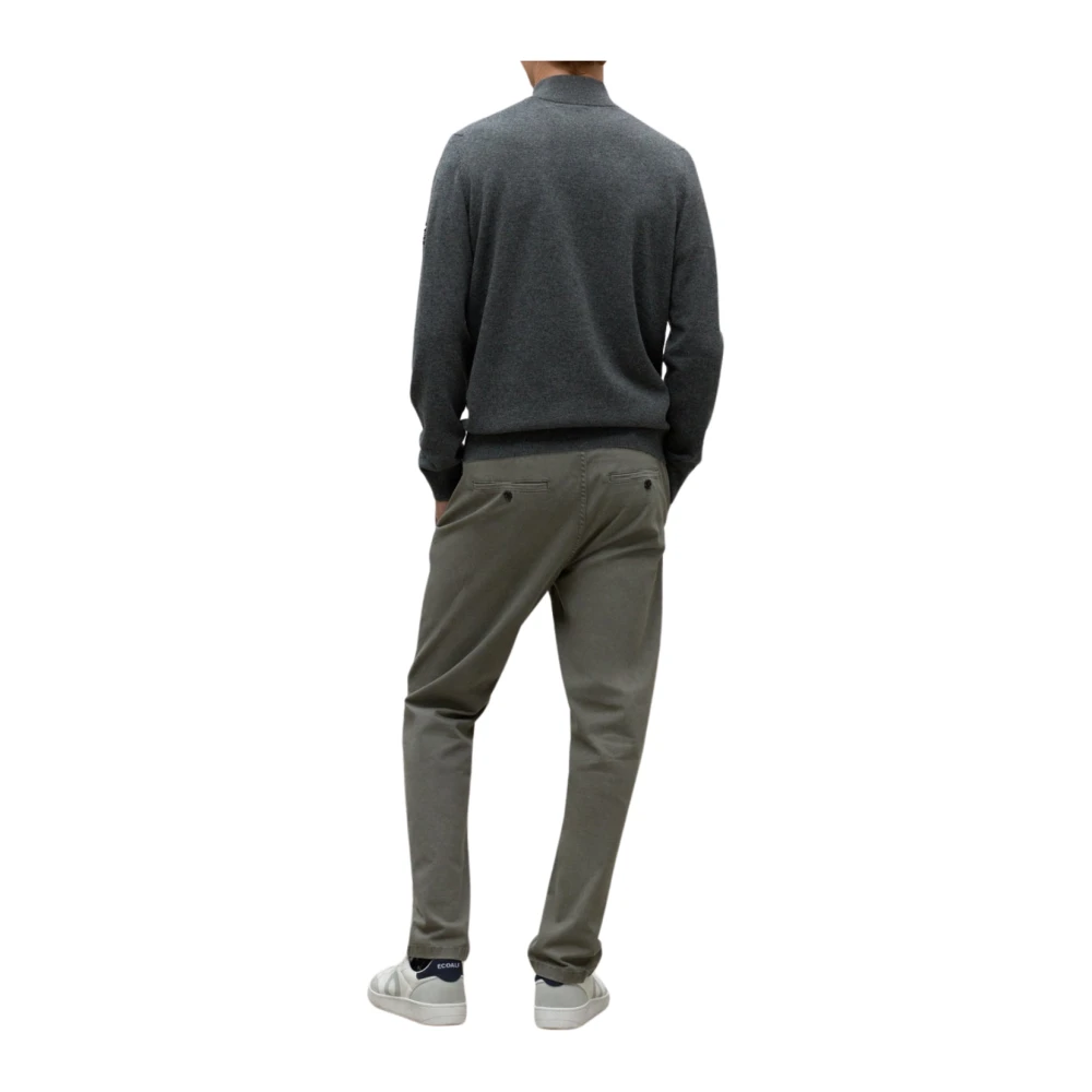 Ecoalf Gebreid Man Larchalf Middengrijs Melange Gray Heren