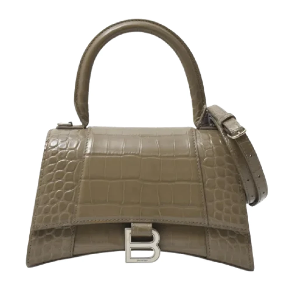 Balenciaga Vintage Pre-owned Leather balenciaga-bags Brown Dames
