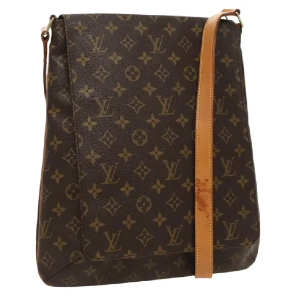 Louis Vuitton Vintage Pre-owned Canvas shoulder-bags Brown Dames