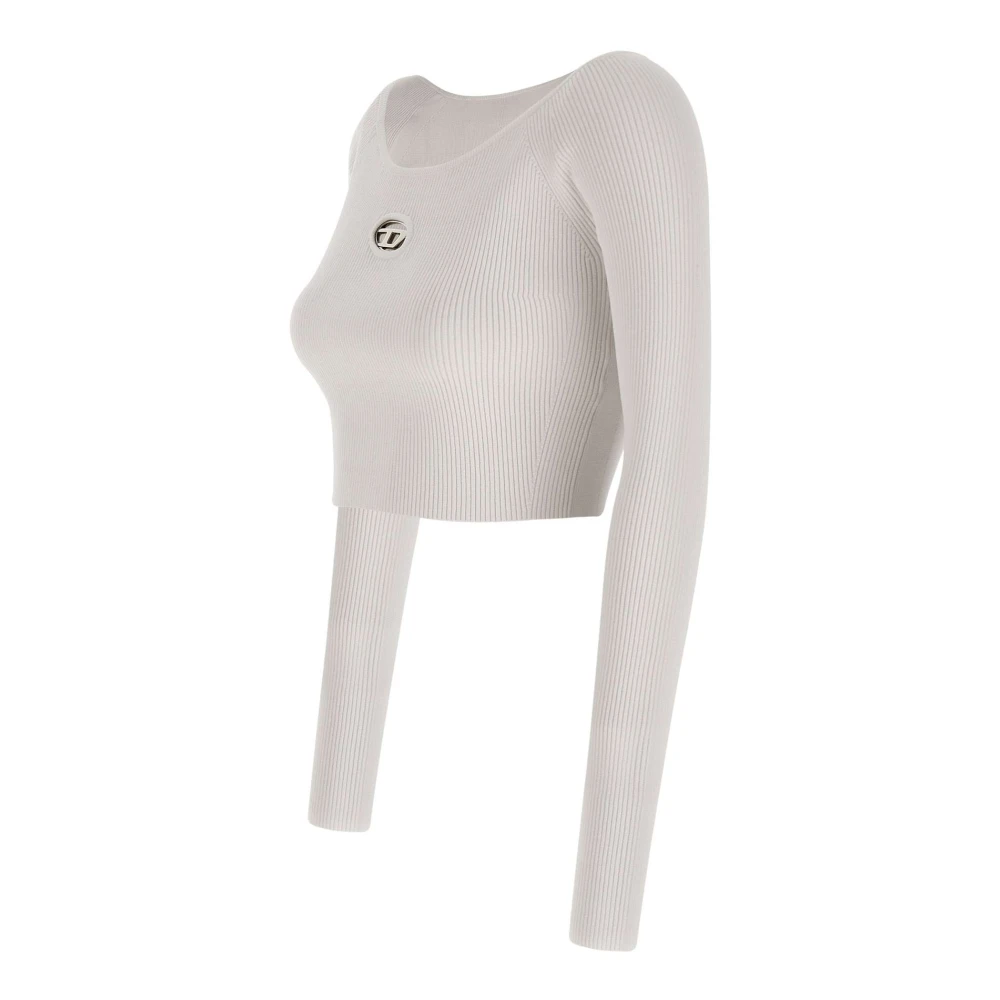 Diesel Witte Top voor Vrouwen White Dames