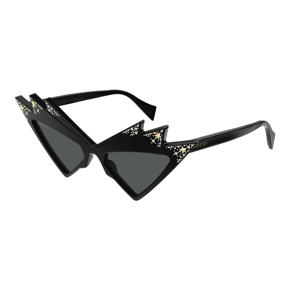 Gucci Women's Black Sunglasses, 53 Mm, Cat-Eye Sunglasses