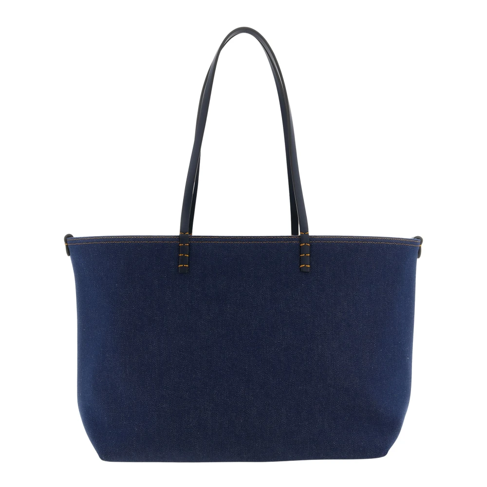 Fendi Women's Blue Medium Roll Shopping Bag - Shopping Bags - One Size - Bags