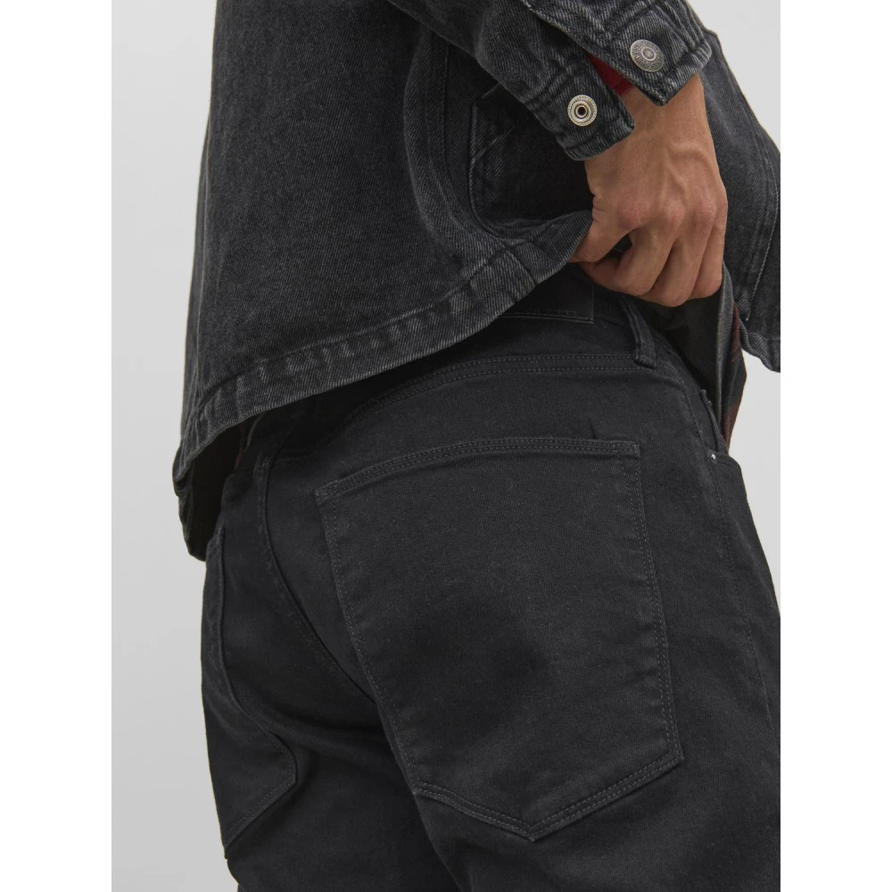 jack & jones Regular Fit Rinse Wash Jeans Black Heren
