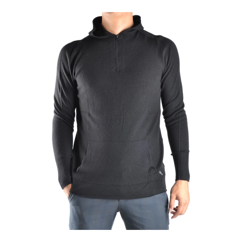 Yohji Yamamoto Stijlvol Sweatshirt voor Mannen Black Heren