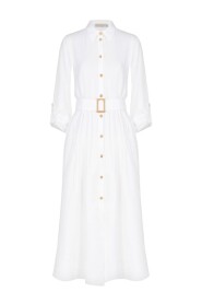 Długa sukienka Rinascimento w jednolitym kolorze - CFC0114312003