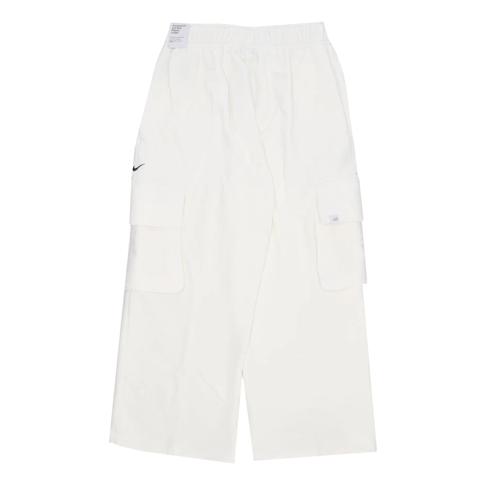 Nike Dans Fleece Broek met Zak White Dames