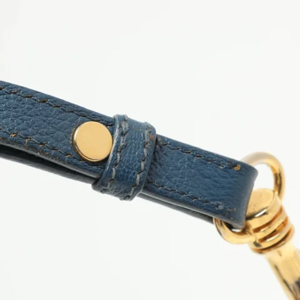Miu Pre-owned Leather totes Blue Dames