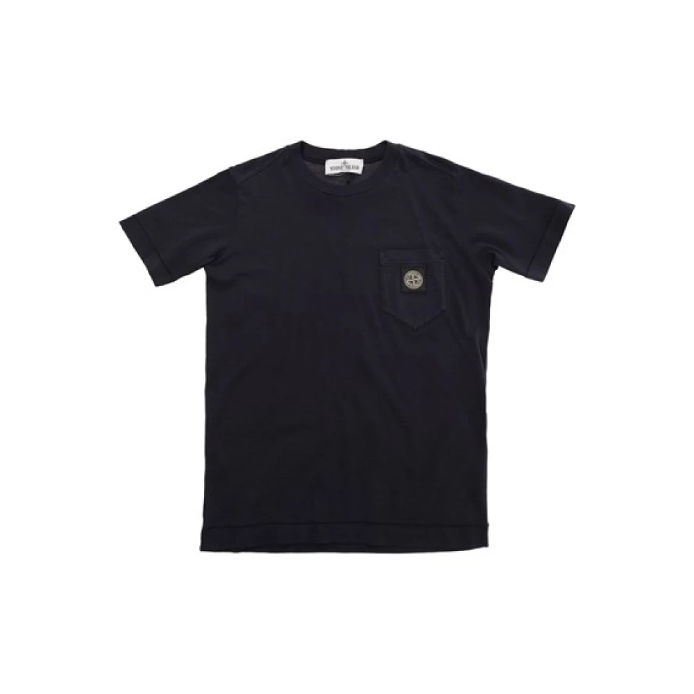Stone Island Boys Blue T-Shirts And Polos Size 10 Y