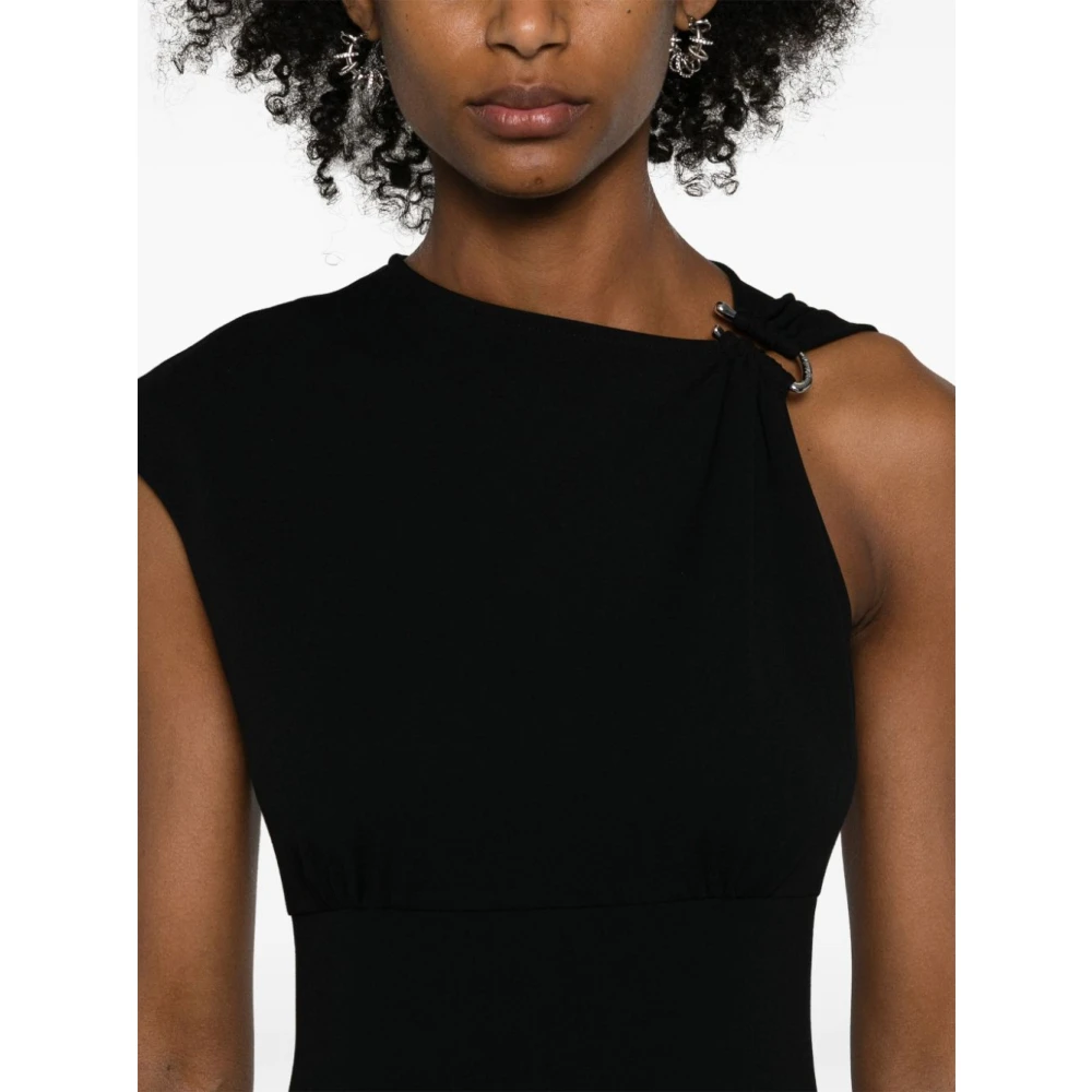 Calvin Klein Zwarte Jurk Aw24 Black Dames