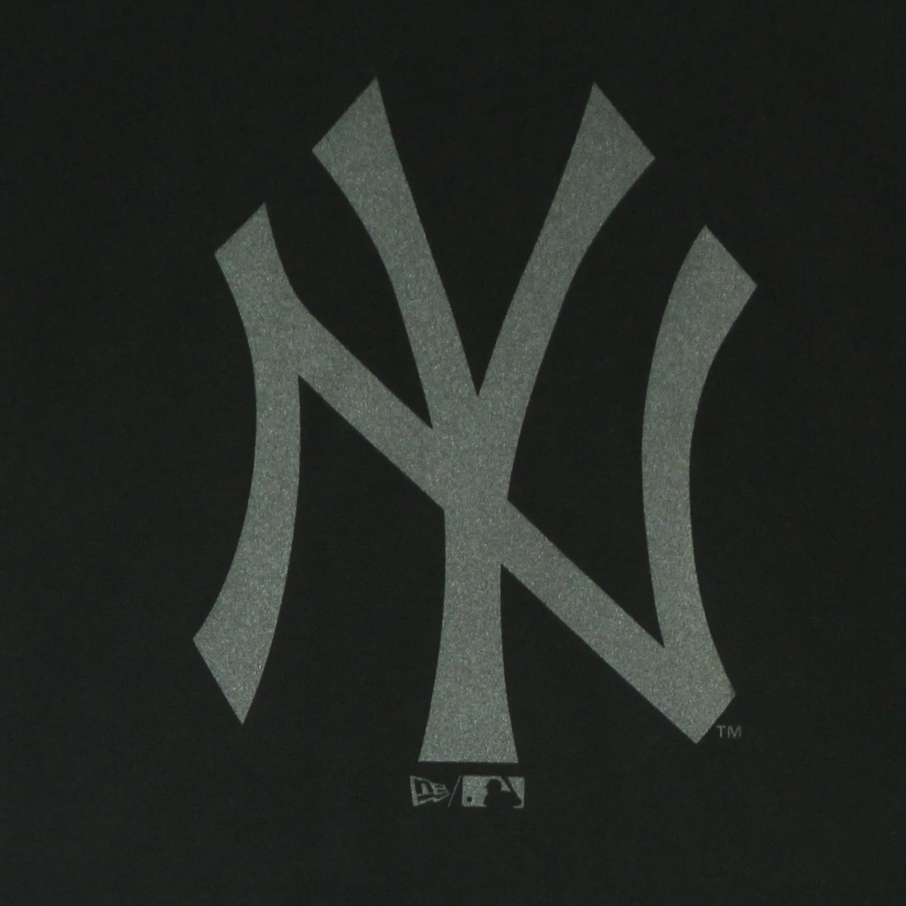 new era MLB Reflecterende Print Tee Zwart Black Heren