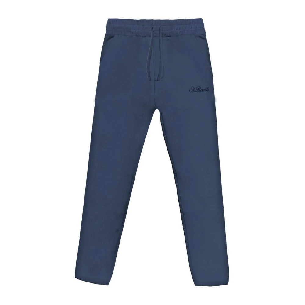 MC2 Saint Barth Katoenen Pantalone Bolt010 00718E Blue Heren