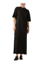 zwarte-midi-tshirt-jurk-voor-vrouwen