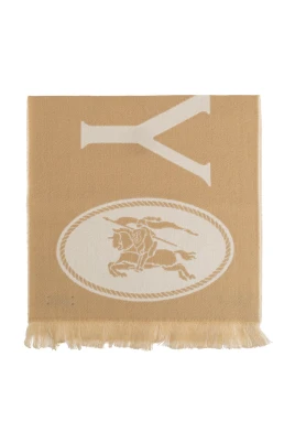 Logo Wool Scarf