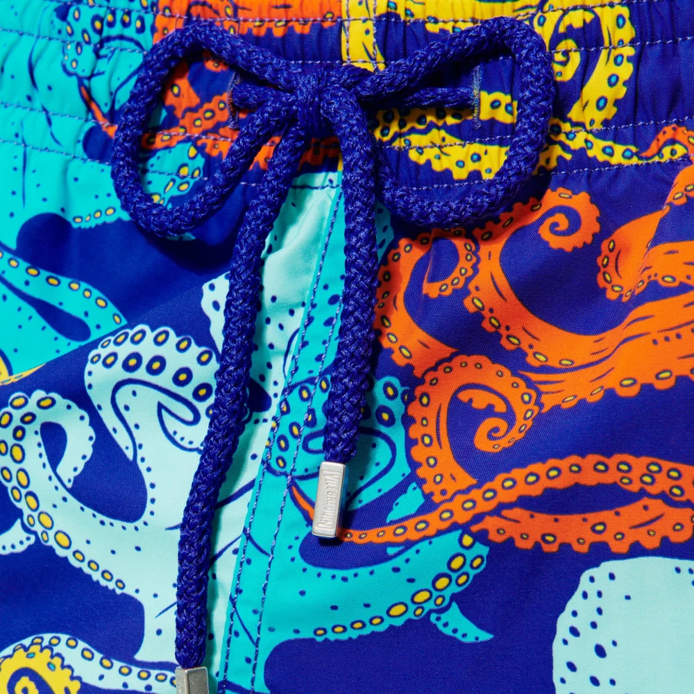 Vilebrequin Octopussy Purple Blue Zwembroek Blue Heren
