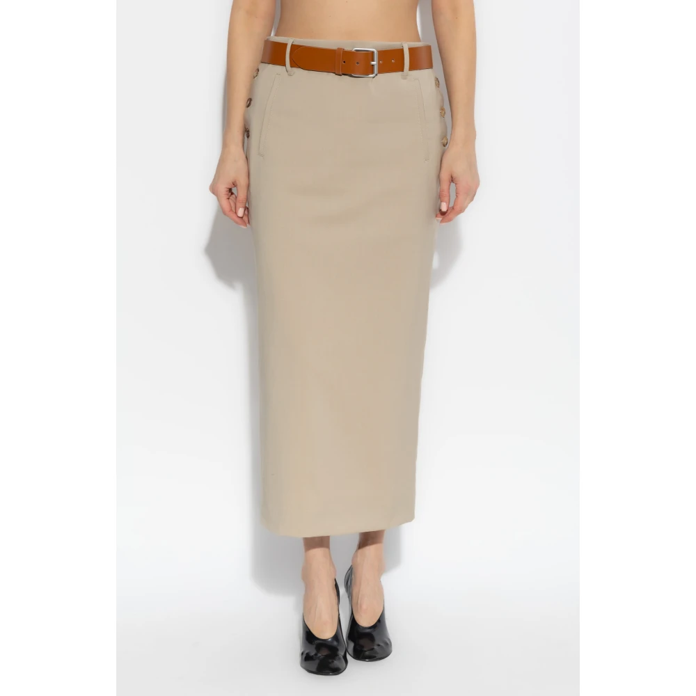 Moschino Wollen rok Beige Dames