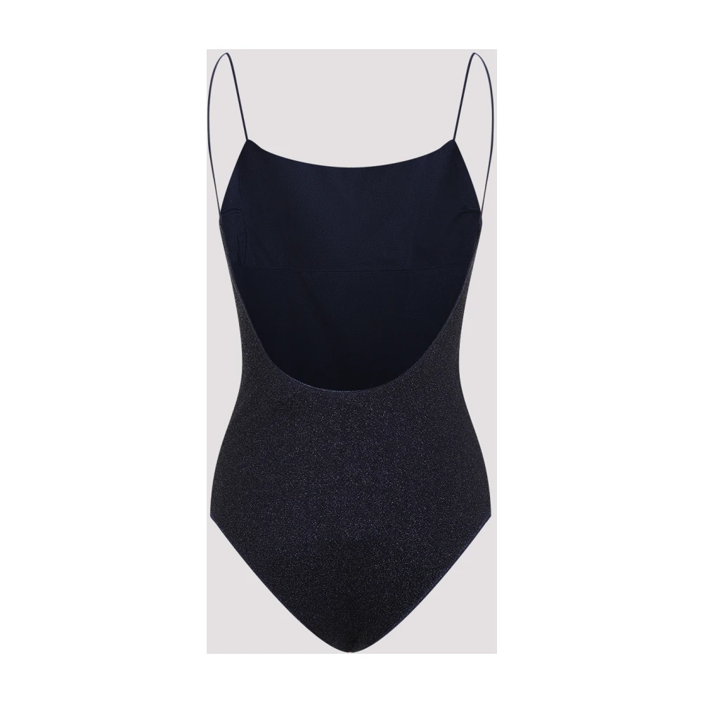 Oseree Nachtblauwe Lurex Eendelig Badpak Blue Dames