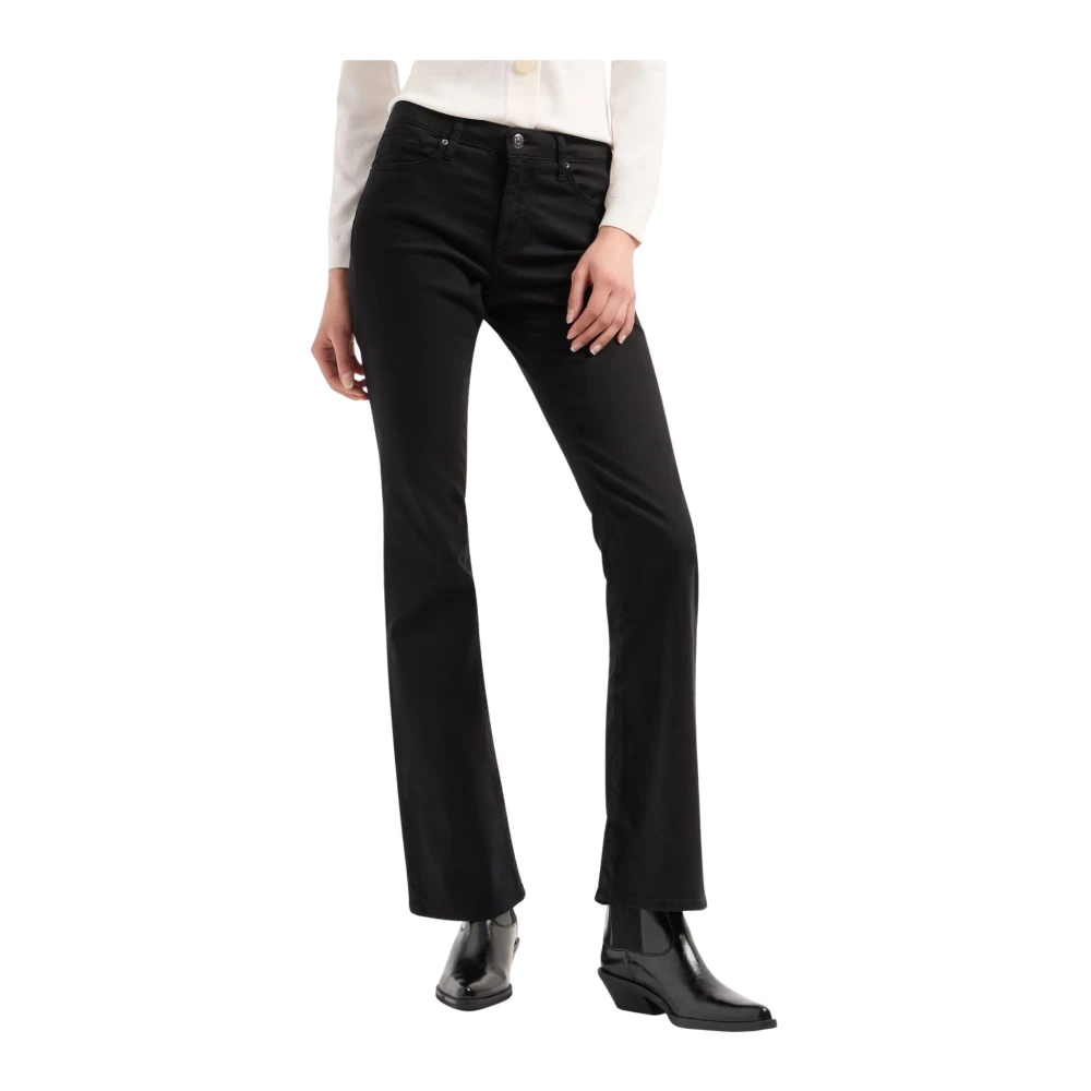 Armani Exchange Blauwe Denim Jeans voor Vrouwen Black Dames