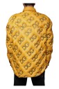 veste-blouson-rembourree-jaune-avec-logo