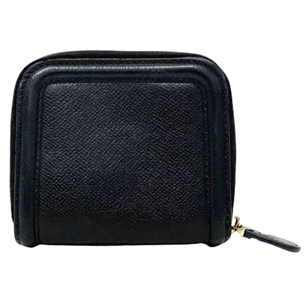 Salvatore Ferragamo Pre-owned Leather wallets Black Dames