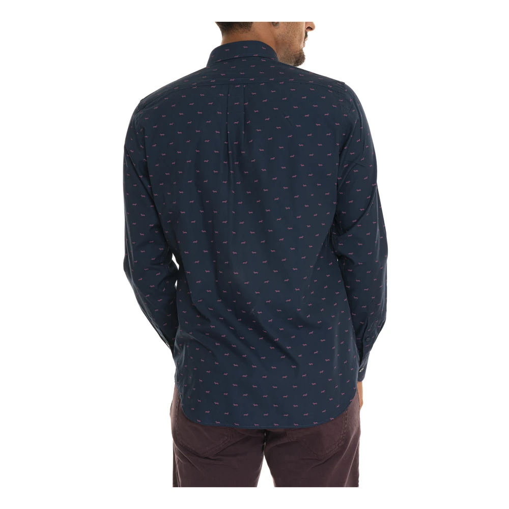 Harmont & Blaine Casual Overhemd met Knopen en Logo Blue Heren
