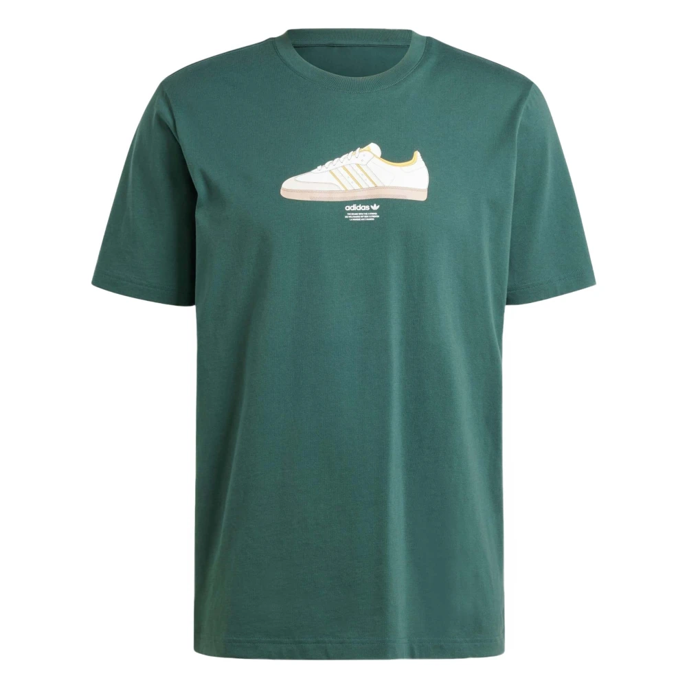 Adidas T-shirt Green Heren