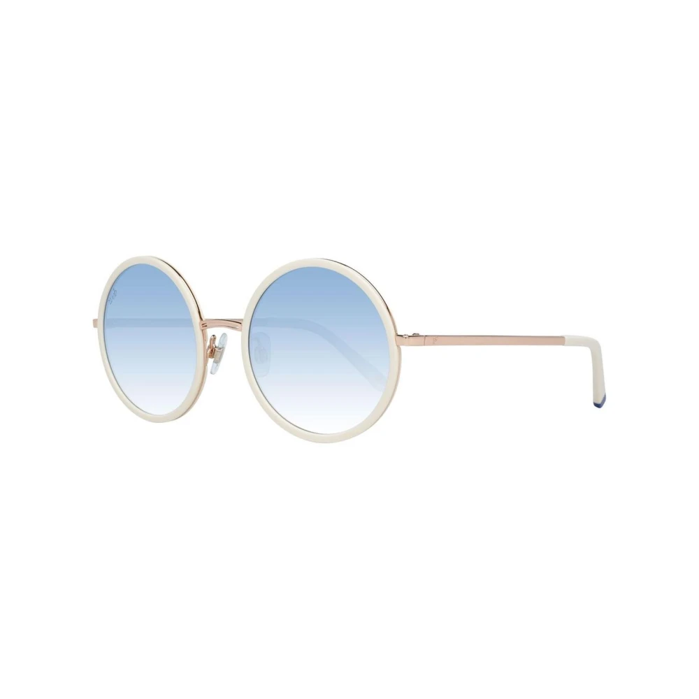 Web Eyewear Women's Beige Metal Frame Aviator Sunglasses - Sunglasses - One Size - Accessories