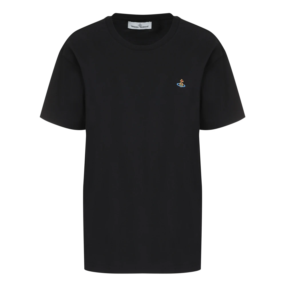 Vivienne Westwood Women's Black Classic T-Shirt Orb - T-Shirts - S - Tops