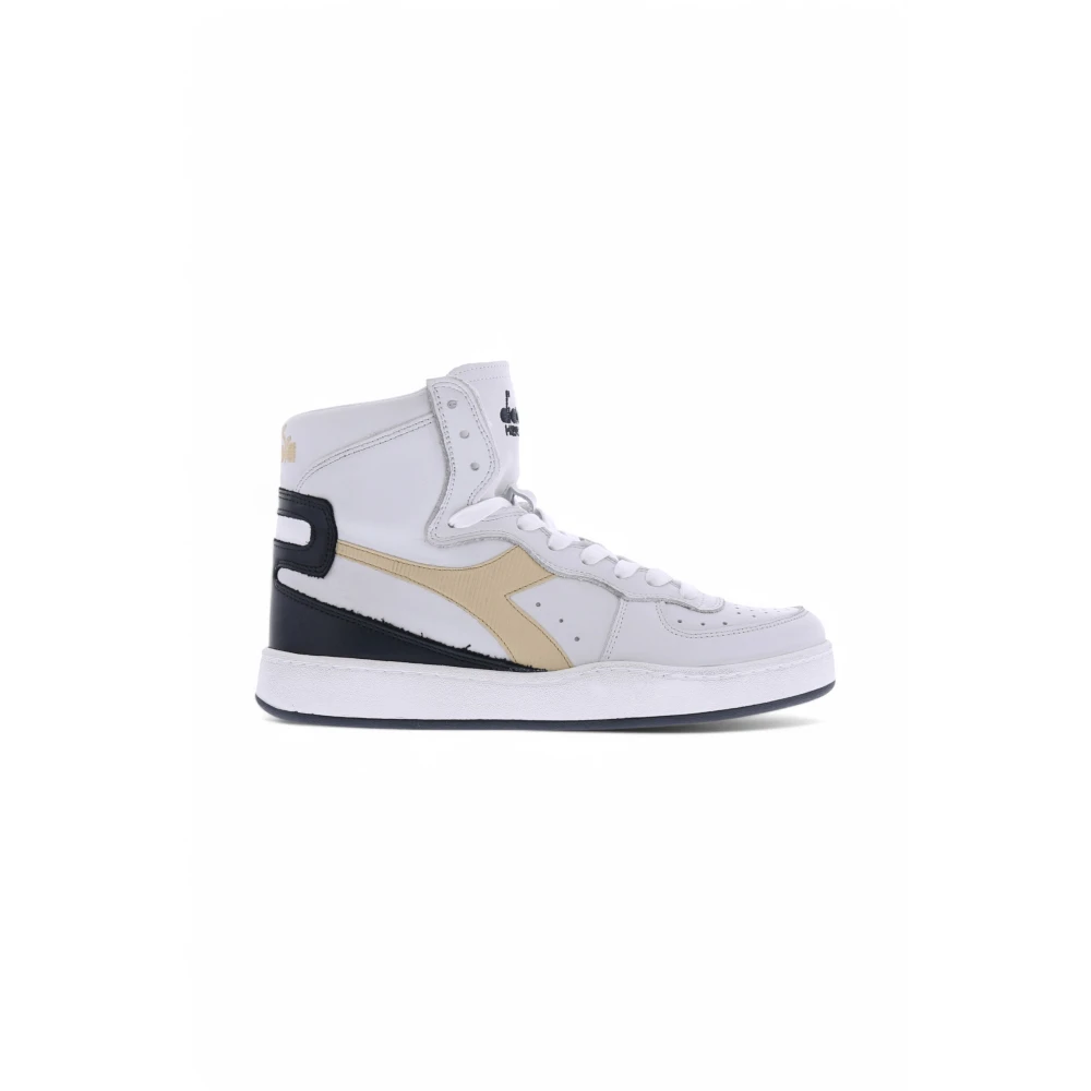Diadora Vintage Basketbalsneakers Latte Heren Schoenen Veelkleurig Multicolor