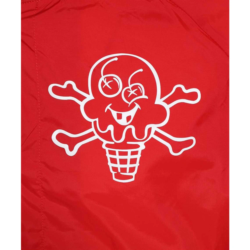 Icecream Bomberjack met Ribgekraag Red Heren