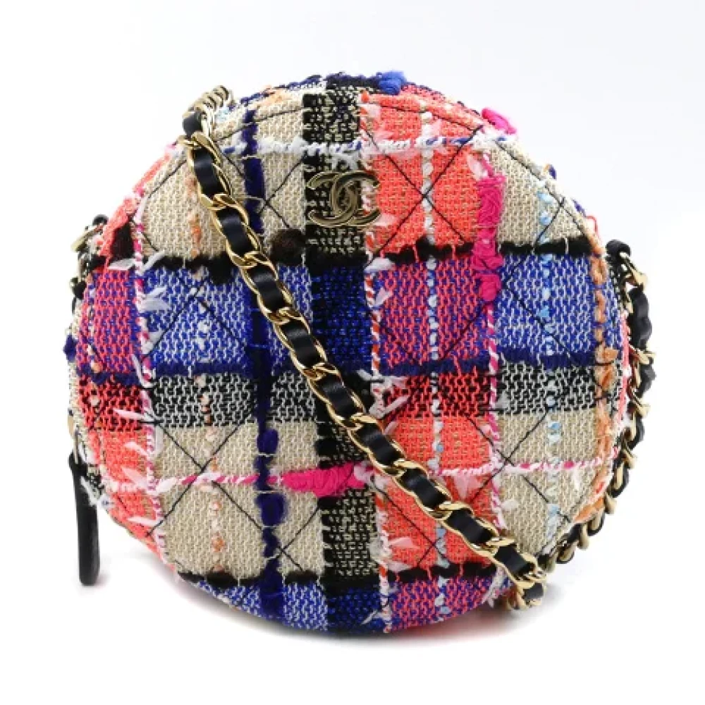 Chanel Vintage Pre-owned Canvas chanel-bags Multicolor Dames