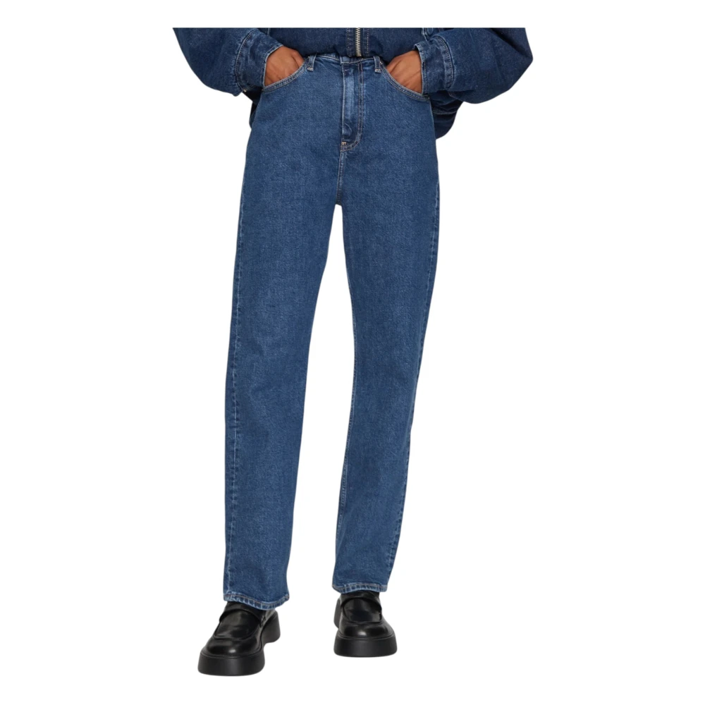 Calvin Klein Jeans Women's Blue Zip Button Jeans Fall/Winter