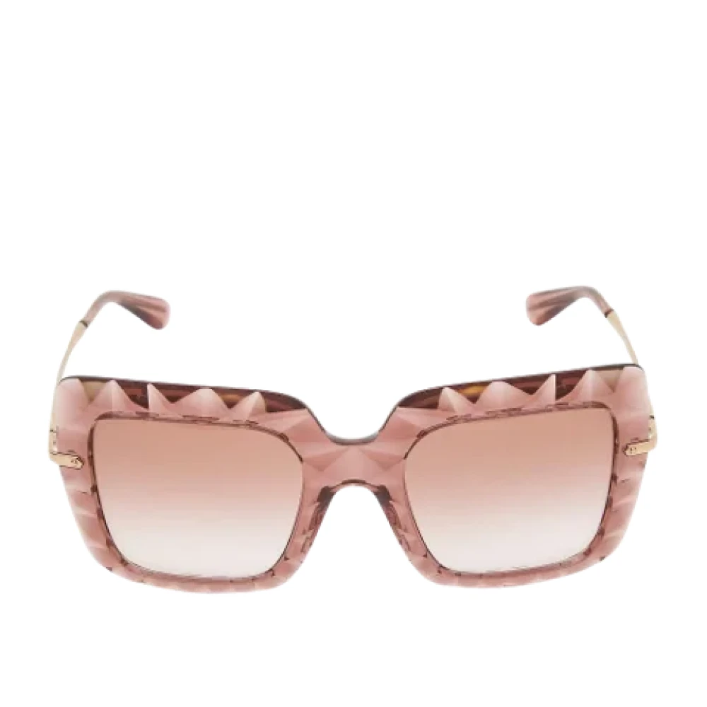 Dolce & Gabbana Pre-owned Fabric sunglasses Pink Dames