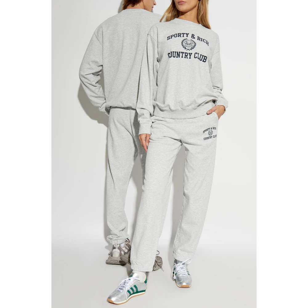 Sporty & Rich Sweatshirt uit de Wall Street collectie Gray Unisex