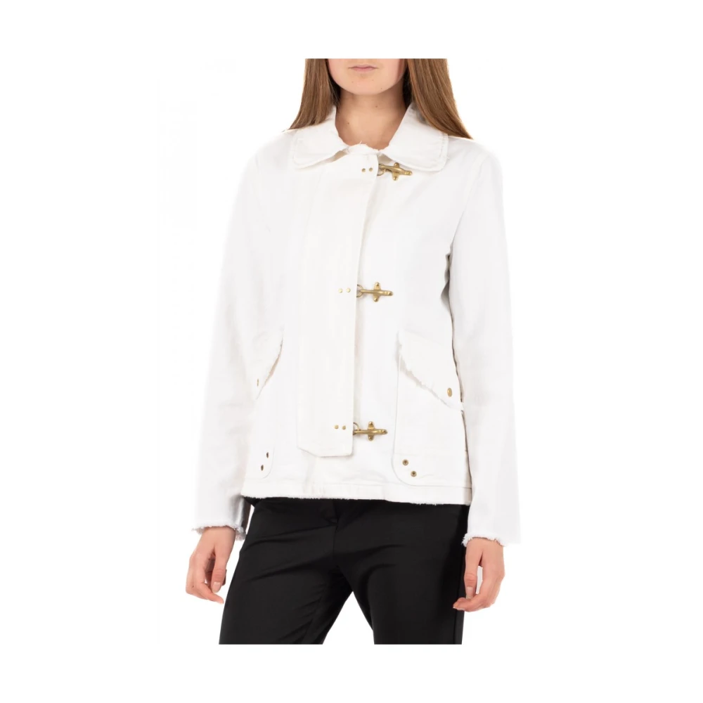 Fay Stijlvolle Blouson Jas White Dames